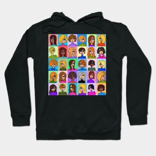 Faces of Women Hoodie